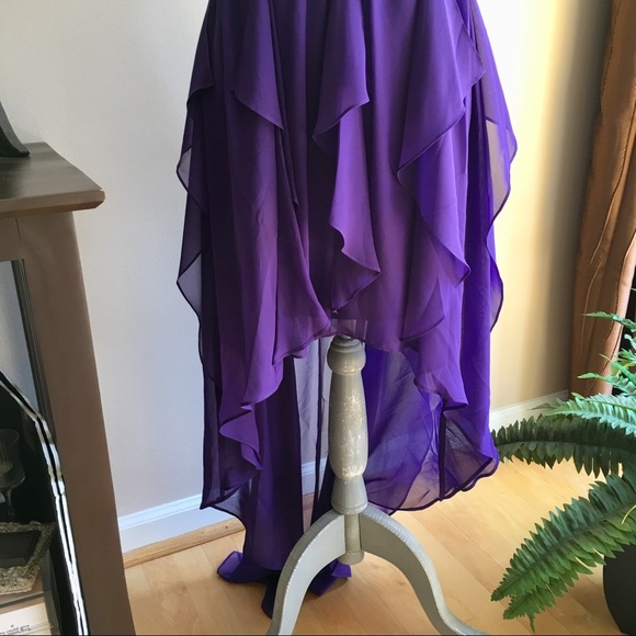 Hi Lo Strapless Dress - Picture 4 of 5